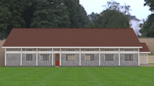 Well spaced church design plan
