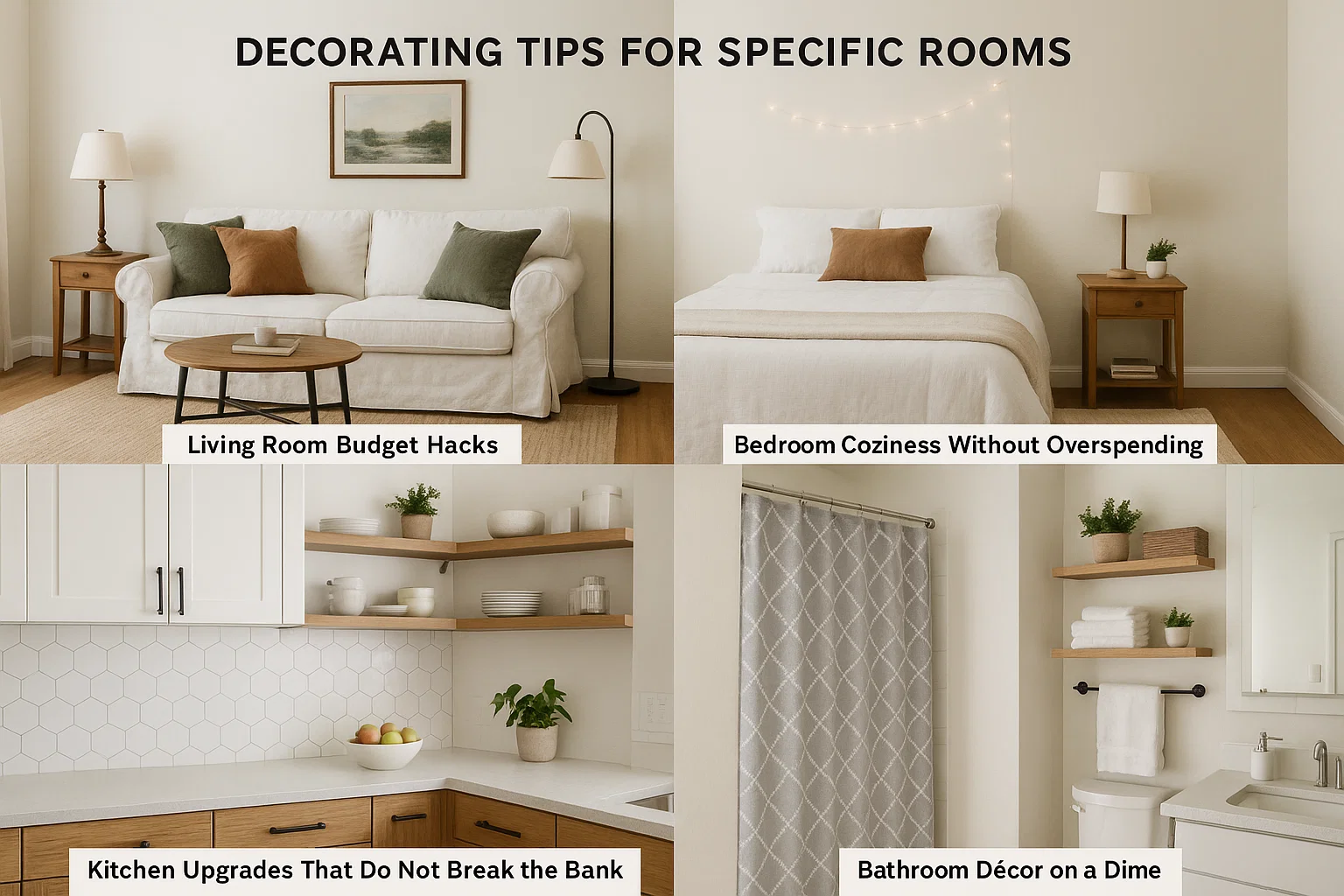 Decorating tips for specific rooms