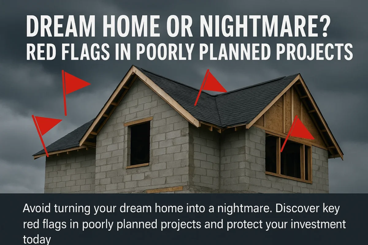 Dream home or nightmare? Red flags in poorly planned projects