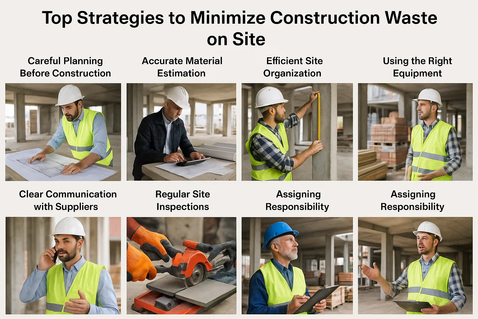 Top strategies to minimize construction waste on site